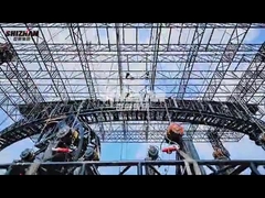 Outdoor Aluminum Concert Stage Light Truss Curved Roof Truss System