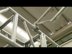 Fácil monte a cabine exterior da feira profissional do fardo de alumínio do torneira