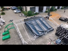 fardo de alumínio de pouco peso quadrado da iluminação da exposição do fardo de 290x290mm