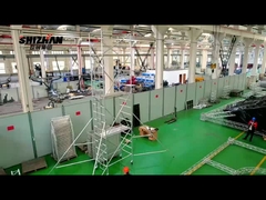 Tipo de iluminação de pouco peso andaime do parafuso do fardo do quadrado da iluminação da fase