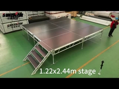 Estágio de 4x8 pés 1,22x2,44m para o Evento