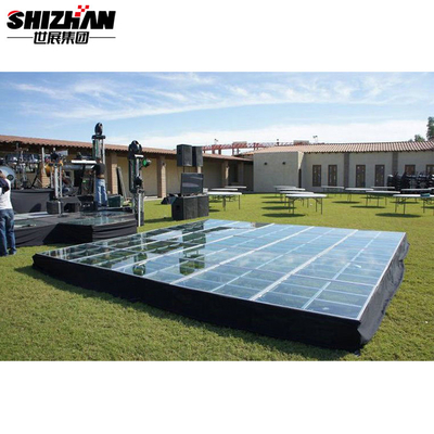 TUV/SGS/CE/ISO9001 Certified 4x4/4x8 Glass Stage Deck