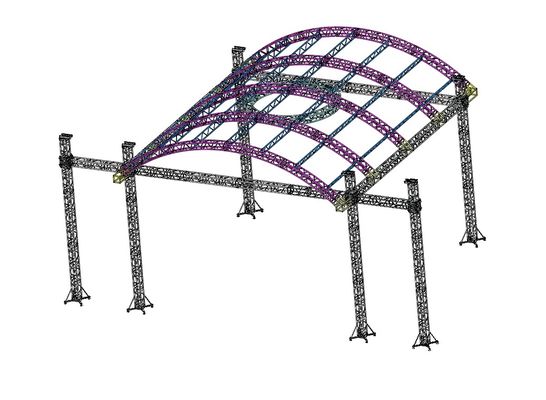 Modular Aluminum Stage Truss System for Events and Concerts
