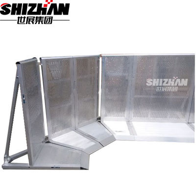 Electric Galvanizing Aluminum Metal Pedestrian Barriers Safety Barricade Fence