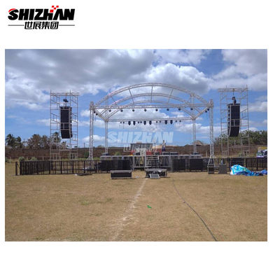 High Loading Weight Round Aluminum Platform Stage Acrylic Glass