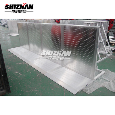 Event Aluminum Metal Crowd Control Barrier Concert Barricade