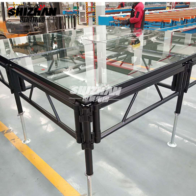 TUV/SGS/CE/ISO9001 Certified 4x4/4x8 Glass Stage Deck