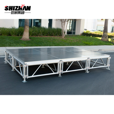 stage lighting truss and Lightweight Aluminum Alloy Stage Platform with Acrylic Glass - Ensuring Load-Bearing Safety