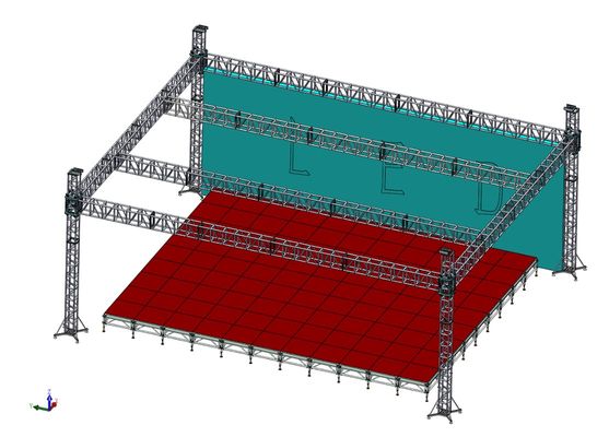 Modular Aluminum Alloy Stage Truss for Outdoor Events