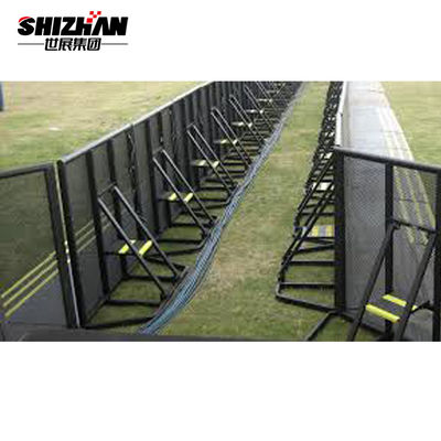 Electric Galvanizing Aluminum Metal Pedestrian Barriers Safety Barricade Fence