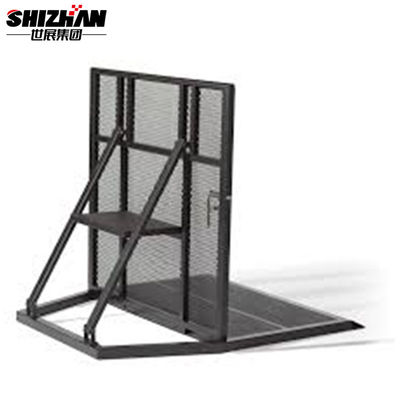 Event Pedestrian Temporary Crowd Control Barriers Steel Portable Folding Safety