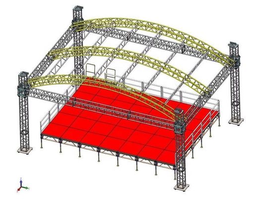 F34 Square Stage Light Truss Concert Stage 290*290mm