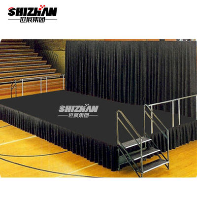 High Loading Weight Round Aluminum Platform Stage Acrylic Glass