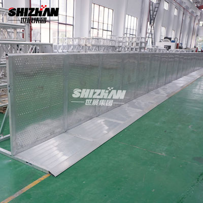 Aluminum Concert Crowd Control Barrier expandable 30kgs/pc